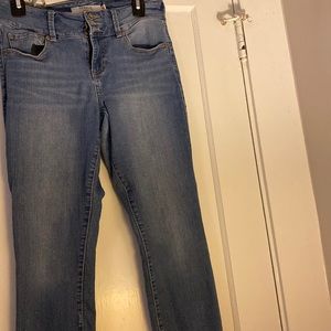 Torrid high rise, button fly light wash denim, like new